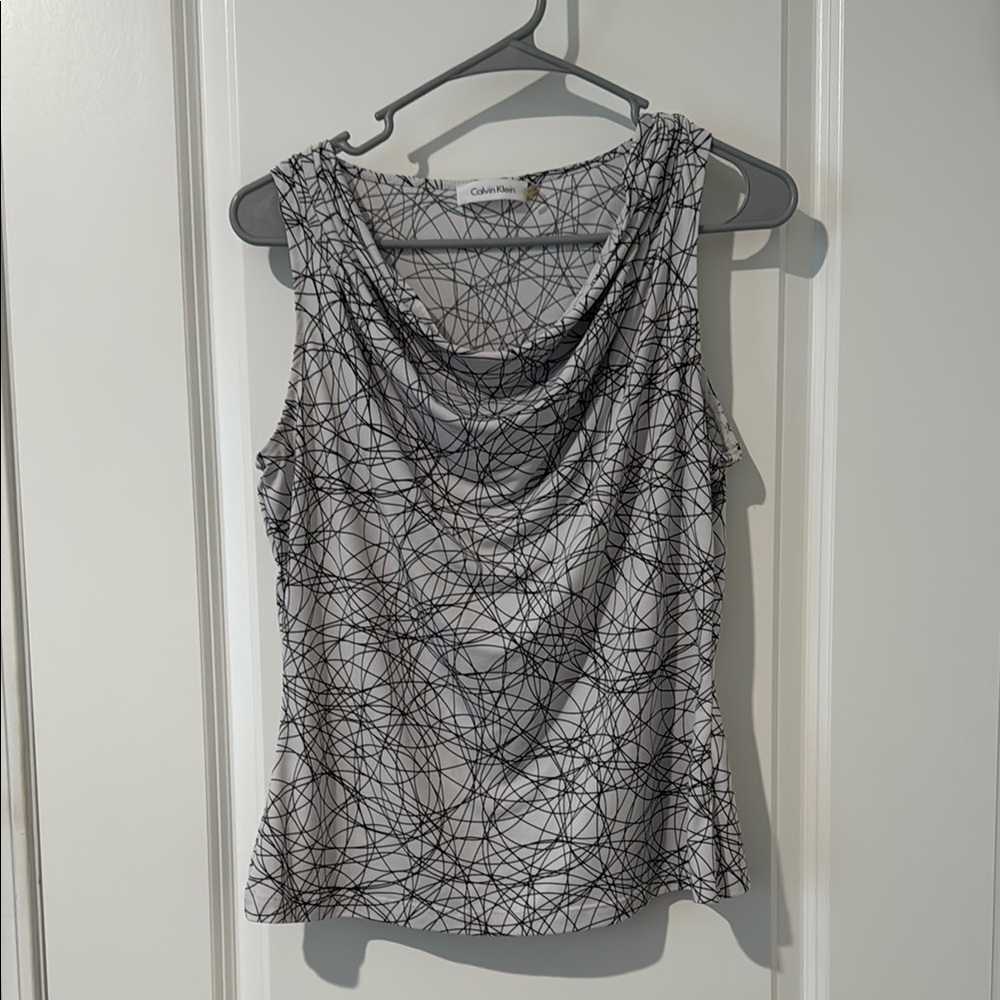 Calvin Klein swoop down neck tank